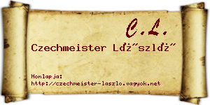 Czechmeister László névjegykártya